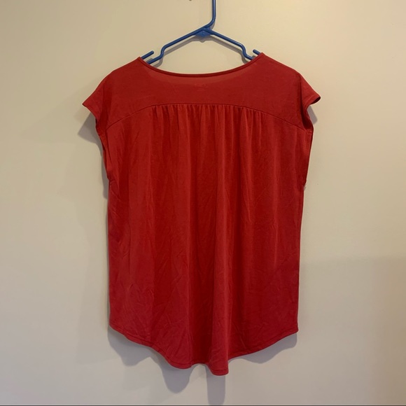 Loft Red Blouse - Picture 5 of 6